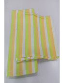 BEDSHEET STRIPE 72X100 2 PILLOW COVER
