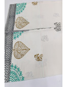 Pedalloom Block Printed Cotton Sarees