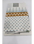 Pedalloom Block Printed Cotton Sarees