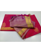 SOFT SILK SAREE WITH BLOUSE