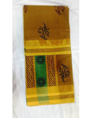 PL Salem Sarees Hand Block Printed Saree