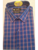 PL COTTON STRIPE CHECK SHIRTS 44 FS