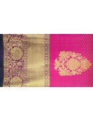 ARNI SILK HALF FINE ZARI SAREE WITH BLOUSE