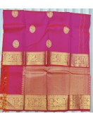 ARNI SILK HALF FINE ZARI SAREE WITH BLOUSE