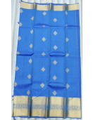 ARNI SILK HALF FINE ZARI SAREE WITH BLOUSE