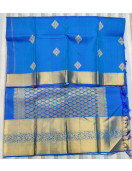 ARNI SILK HALF FINE ZARI SAREE WITH BLOUSE