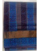 MANAMEDU BLOCK PRINTED SAREES WITH BLOUSE