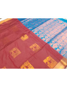 PL Polyester Big Butta Softee saree Jacquard