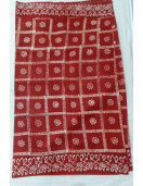 PL COTTON SAREES WITH SOLID WAX CRACK DESIGNS