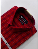 PL COTTON STRIPE CHECK SHIRTS 38 HS