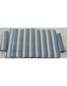 BEDSHEET STRIPE 90X108 2 PILLOW COVER