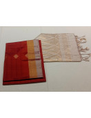 SOFT SILK SAREE WITH BLOUSE