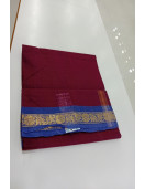 60S COTTON SAREE WITH HF ZARI BORDER