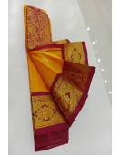 THIRUBHUVANAM HF ZARI SILK SAREE 550 MTS