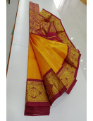 THIRUBHUVANAM HF ZARI SILK SAREE 550 MTS