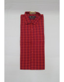 PL COTTON STRIPE CHECK SHIRTS 42 FS