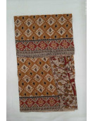 KALAMKARI PRINTED COTTON SAREE