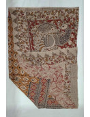 KALAMKARI PRINTED COTTON SAREE