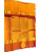 ARNI SILK HALF FINE ZARI SAREE WITH BLOUSE