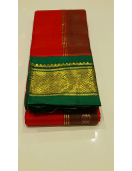 THIRUBHUVANAM HF ZARI SILK SAREE 550 MTS