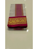 THIRUBHUVANAM HF ZARI SILK SAREE 550 MTS