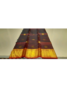 ARNI SILK HALF FINE ZARI SAREE WITH BLOUSE