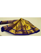 THIRUBHUVANAM HF ZARI SILK SAREE WITH BLOUSE