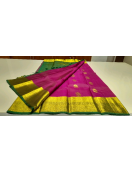 ARNI SILK HALF FINE ZARI SAREE WITH BLOUSE