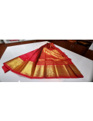 THIRUBHUVANAM HF ZARI SILK SAREE 550 MTS