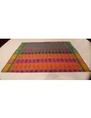 PL Salem Sarees Hand Block Printed Saree