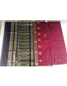 PMK BUMBERG COT SAREES WITH BLOUSE