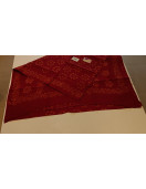 PL COTTON SAREES WITH WAX DOT PRINT DESIGNS