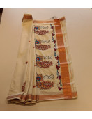 PL KERALA EMBROIDERY SAREE
