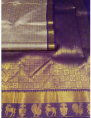 ARNI SILK HALF FINE ZARI SAREE WITH BLOUSE