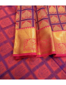 ARNI SILK HALF FINE ZARI SAREE WITH BLOUSE