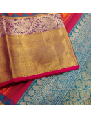 ARNI SILK HALF FINE ZARI SAREE WITH BLOUSE