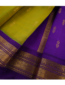 THIRUBHUVANAM HF ZARI SILK SAREE 550 MTS