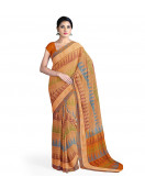 MANAMEDU BLOCK PRINTED SAREES WITH BLOUSE