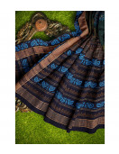 MANAMEDU BLOCK PRINTED SAREES WITH BLOUSE