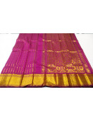 THIRUBHUVANAM HF ZARI SILK SAREE 550 MTS