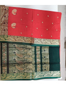 PMK BUMBERG COT. SAREES WITH BLOUSE