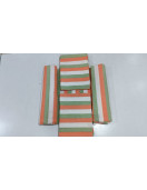 BEDSHEET STRIPE 72X100 2 PILLOW COVER