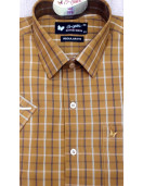 PL COTTON STRIPE CHECK SHIRTS 40 HS