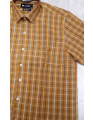 PL COTTON STRIPE CHECK SHIRTS 40 HS