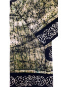 PL COTTON SAREES WITH SOLID WAX CRACK DESIGNS