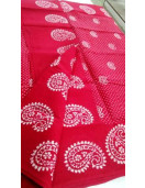 PL COTTON SAREES WITH WAX DOT PRINT DESIGNS