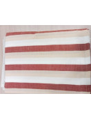 BEDSHEET STRIPE 72X100 2 PILLOW COVER