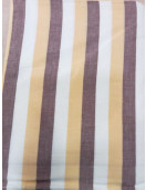 BEDSHEET STRIPE 90X108 2 PILLOW COVER