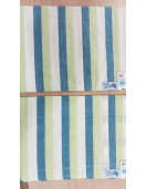 BEDSHEET STRIPE 90X108 2 PILLOW COVER