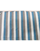 BEDSHEET STRIPE 90X108 2 PILLOW COVER